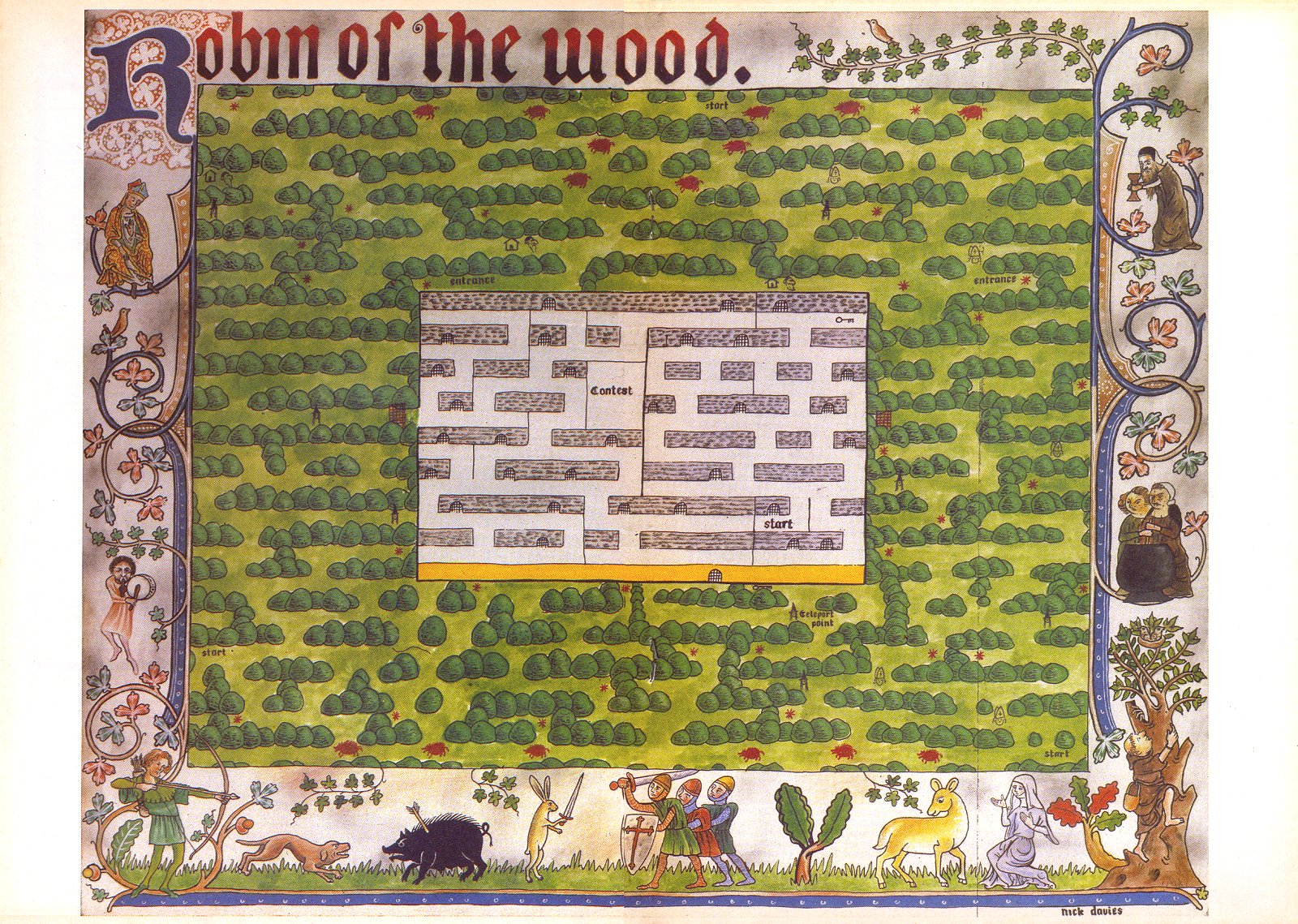 Robin of the Wood térkép