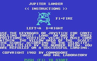 Jupiter Lander instrukciók