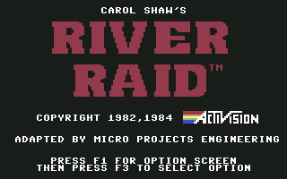 River Raid title