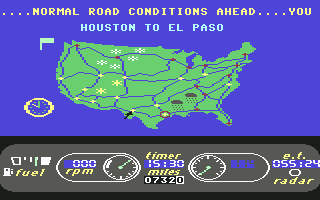 The Great American CrossCountry Road Race térkép