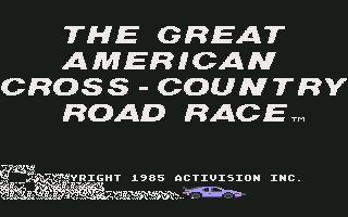 The Great American CrossCountry Road Race title